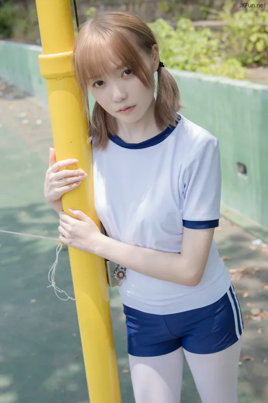森萝财团 [JKFUN-019] 80D白丝外景体操服 Aika [107P 1V] - 森萝财团